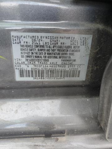 2025 NISSAN SENTRA SV 3N1AB8CV0SY216849