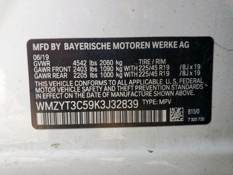 2019 MINI COOPER S C WMZYT3C59K3J32839