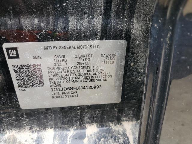 2018 CHEVROLET SONIC LT 1G1JD6SHXJ4125993