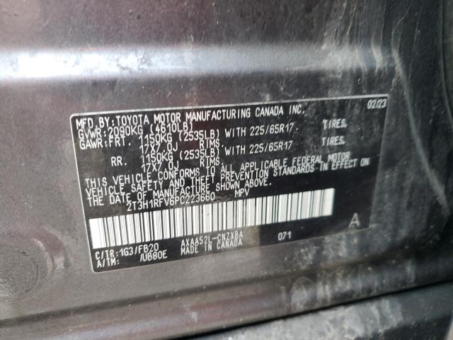 2023 TOYOTA RAV4 LE - 2T3H1RFV6PC223660