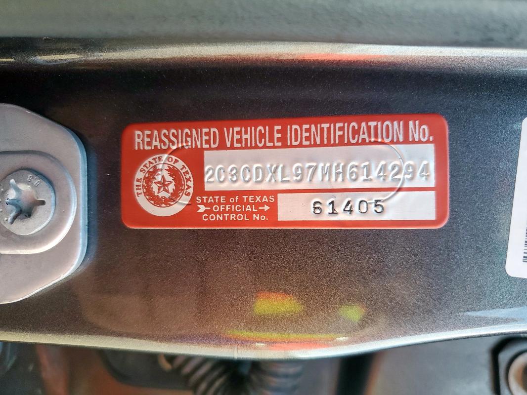 2021 DODGE CHARGER SR 2C3CDXL97MH614294