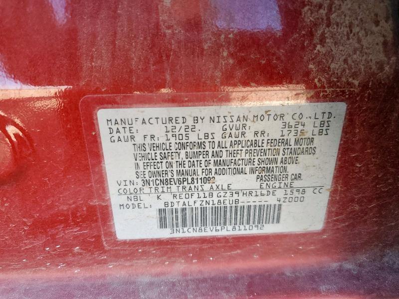 2023 NISSAN VERSA SV 3N1CN8EV6PL811092