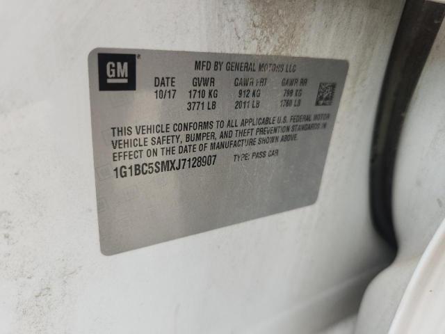 2018 CHEVROLET CRUZE LS 1G1BC5SMXJ7128907
