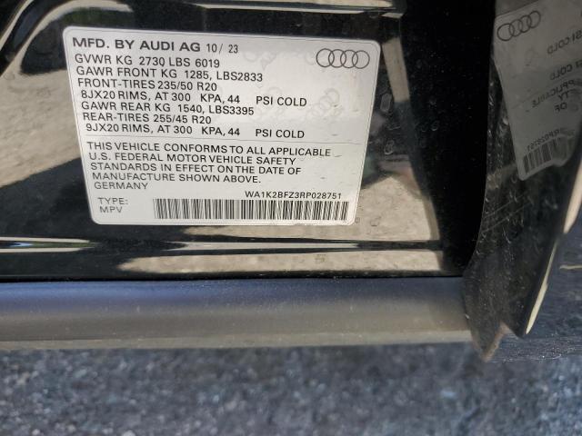 2024 AUDI Q4 E-TRON WA1K2BFZ3RP028751