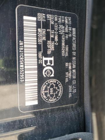 2019 NISSAN ROGUE SPOR - JN1BJ1CR5KW352953