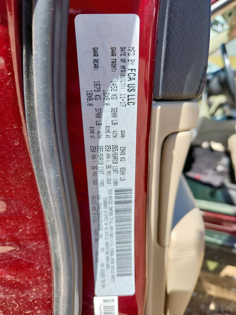 2018 JEEP GRAND CHER 1C4RJEBG9JC216568