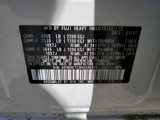 2017 SUBARU OUTBACK TOURING 4S4BSETC9H3336256