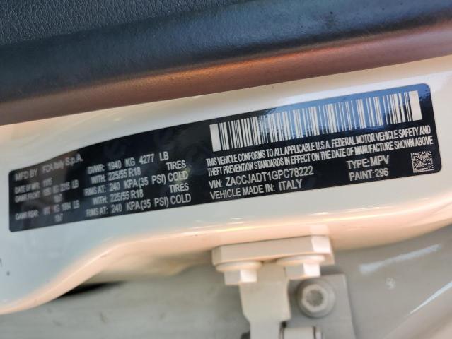 2016 JEEP RENEGADE L ZACCJADT1GPC78222