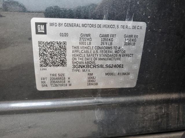 2020 CHEVROLET BLAZER 2LT - 3GNKBCRS8LS624061