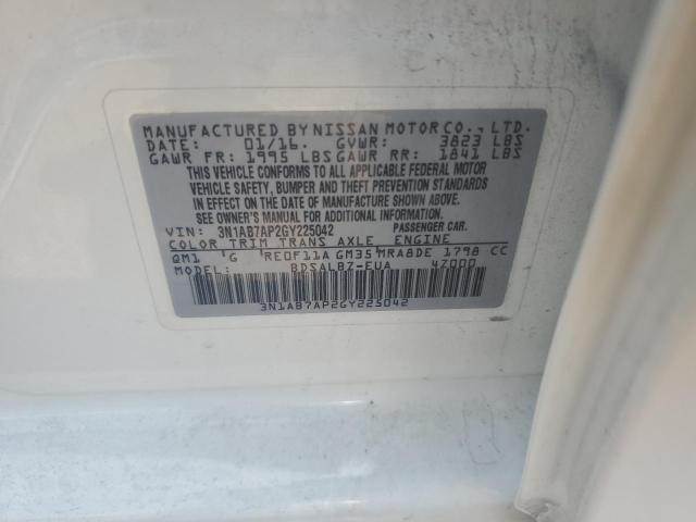 2016 NISSAN SENTRA S - 3N1AB7AP2GY225042