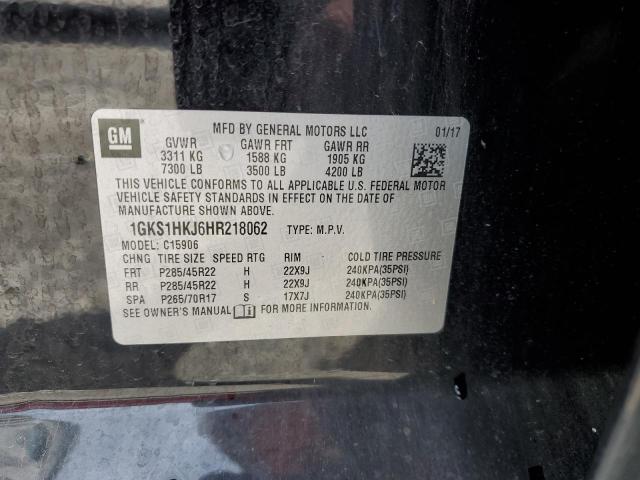 2017 GMC YUKON XL D 1GKS1HKJ6HR218062