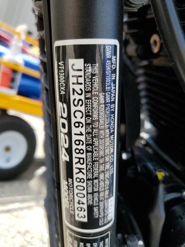 2024 HONDA VT1300 CXA JH2SC6168RK800463