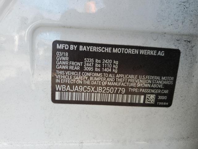 2018 BMW 530E WBAJA9C5XJB250779