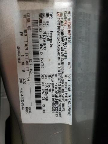 2014 FORD FOCUS SE - 1FADP3K24EL325713