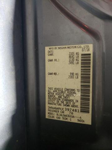 2018 NISSAN MAXIMA 3.5 - 1N4AA6APXJC397481