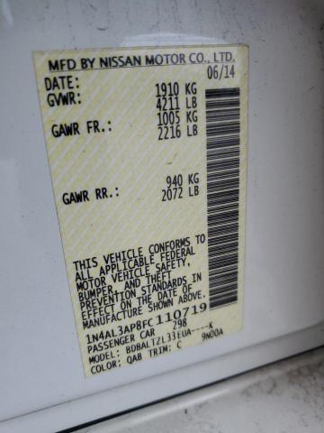 2015 NISSAN ALTIMA 2.5 - 1N4AL3AP8FC110719