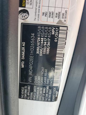 2017 MERCEDES-BENZ METRIS - WD4PG2EE1H3265634