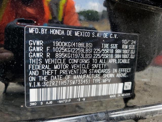 2025 HONDA HR-V SPORT 3CZRZ1H57SM733451