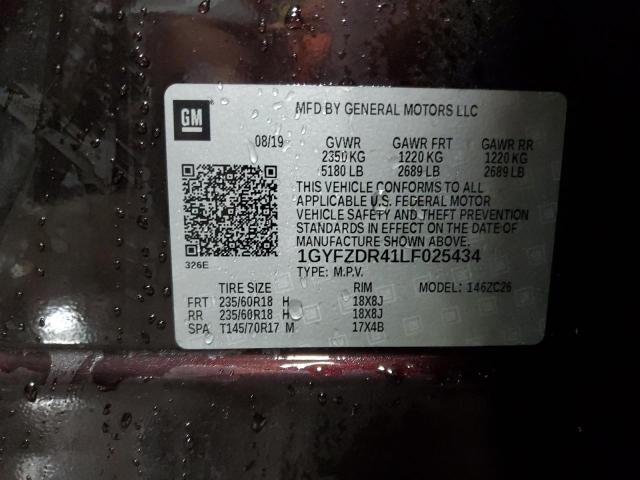 2020 CADILLAC XT4 PREMIU 1GYFZDR41LF025434