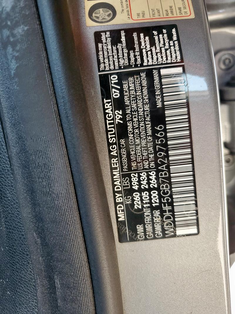 2011 MERCEDES-BENZ E 350 - WDDHF5GB7BA297566