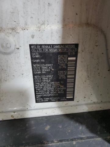 2016 NISSAN ROGUE S KNMAT2MV3GP643425