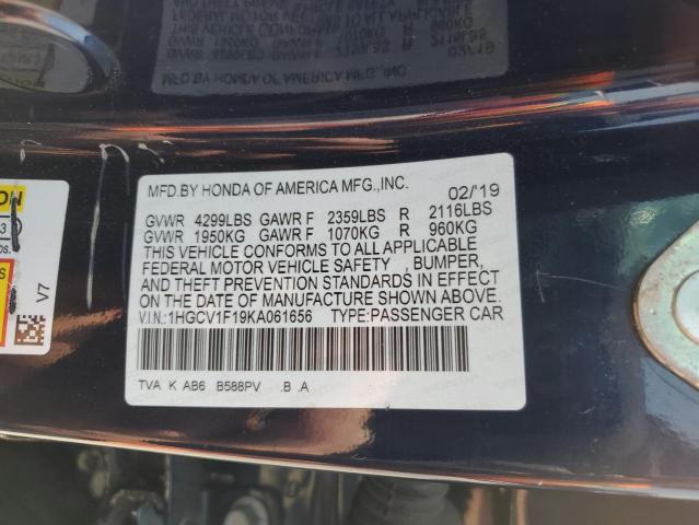 2019 HONDA ACCORD LX 1HGCV1F19KA061656