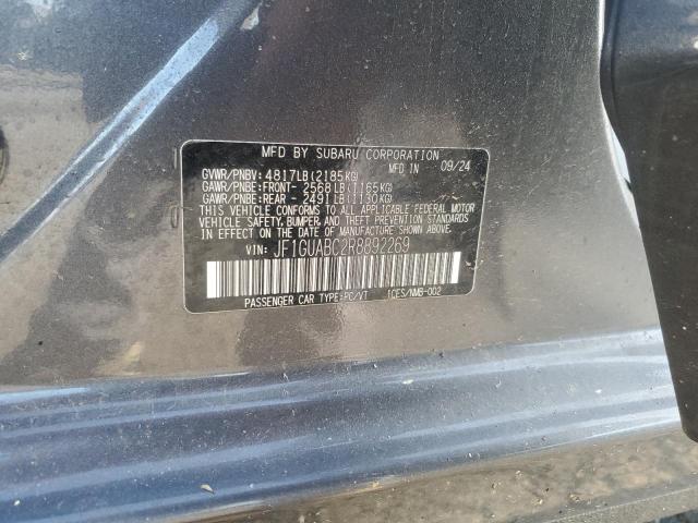 2024 SUBARU IMPREZA JF1GUABC2R8892269