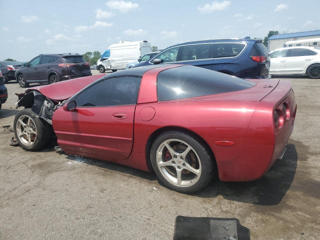 CHEVROLET CORVETTE 2001 maroon coupe gas 1G1YY22G015116331 photo #3