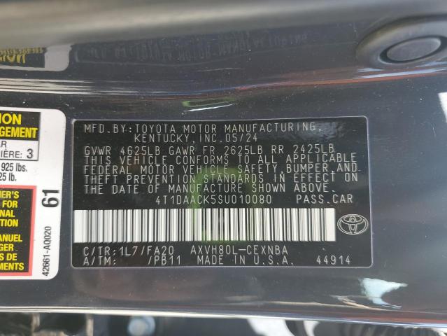 2025 TOYOTA CAMRY XSE 4T1DAACK5SU010080