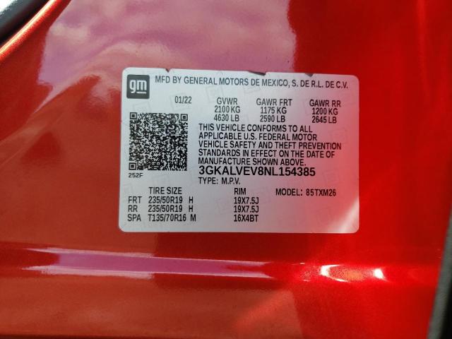 2022 GMC TERRAIN SL - 3GKALVEV8NL154385