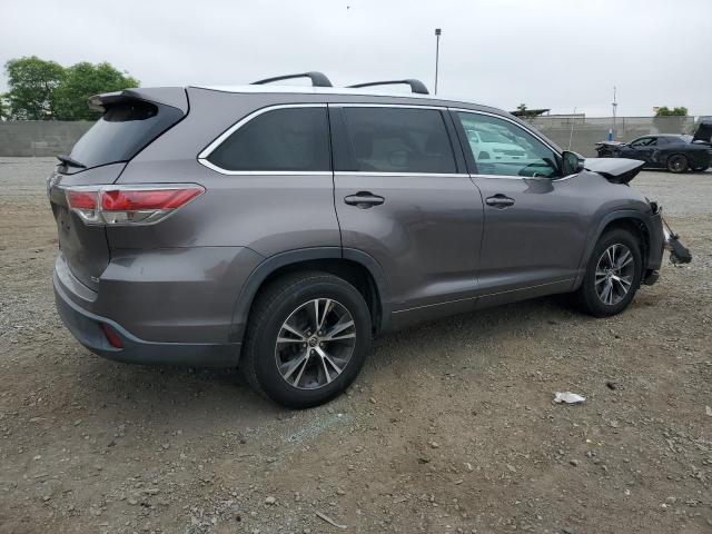 Vin: 5tdkkrfh4gs136014, lot: 60177855, toyota highlander xle 20163