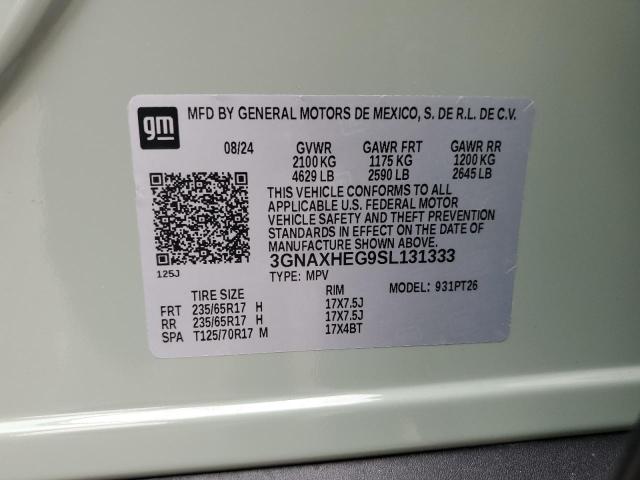 2025 CHEVROLET EQUINOX LT - 3GNAXHEG9SL131333