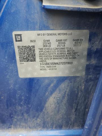 2018 CHEVROLET CRUZE LT 1G1BE5SM4J7237860