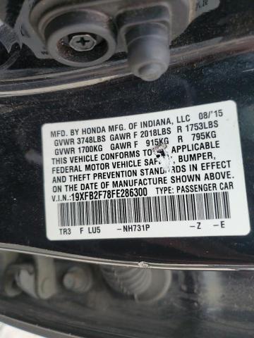 2015 HONDA CIVIC SE 19XFB2F78FE286300