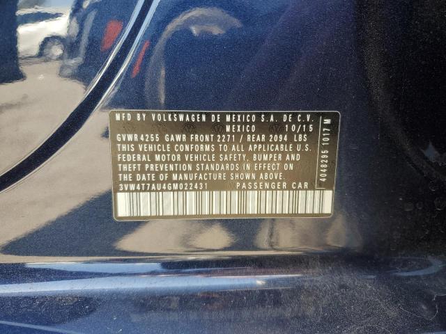2016 VOLKSWAGEN GTI S/SE 3VW4T7AU4GM022431