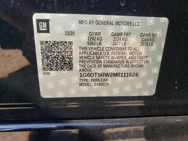 2021 CADILLAC CT5 PREMIU 1G6DT5RW2M0111624