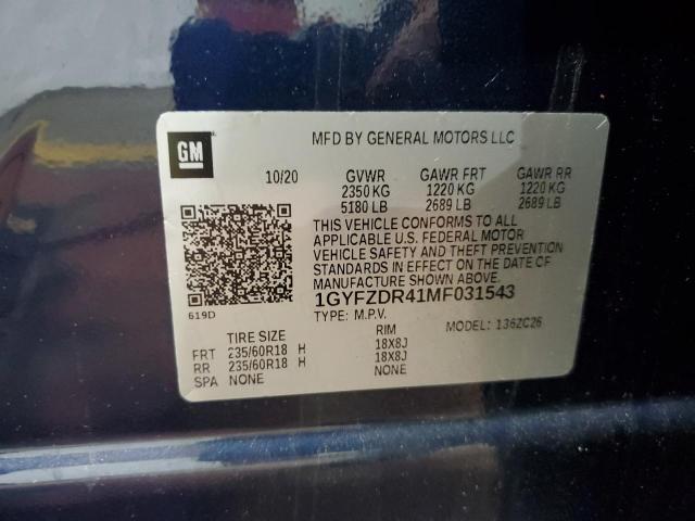 2021 CADILLAC XT4 PREMIU - 1GYFZDR41MF031543