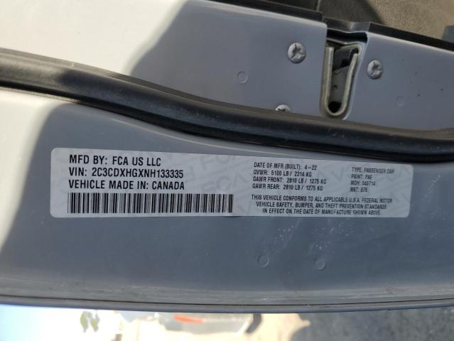2022 DODGE CHARGER GT 2C3CDXHGXNH133335