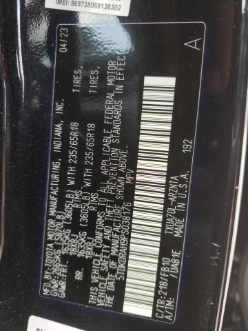 2023 TOYOTA HIGHLANDER 5TDKDRAH9PS038176