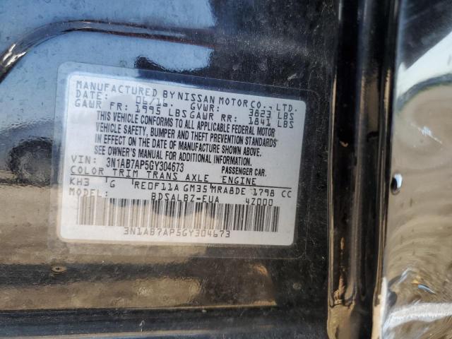 2016 NISSAN SENTRA S - 3N1AB7AP5GY304673