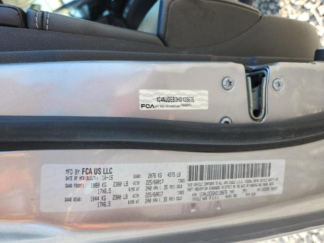 2017 JEEP COMPASS LA 1C4NJDEB3HD128676