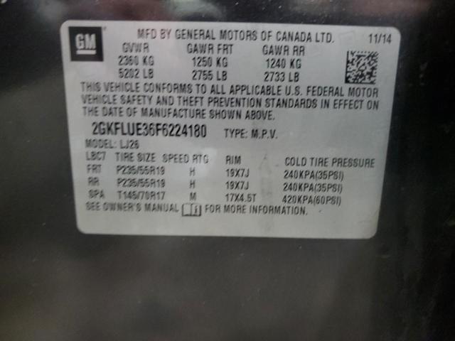 2015 GMC TERRAIN DE 2GKFLUE36F6224180