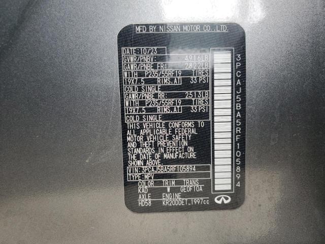 2024 INFINITI QX50 LUXE 3PCAJ5BA5RF105894