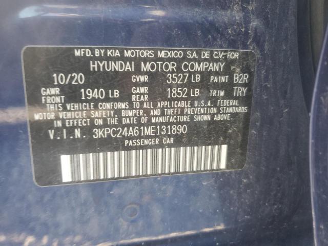 2021 HYUNDAI ACCENT SE 3KPC24A61ME131890