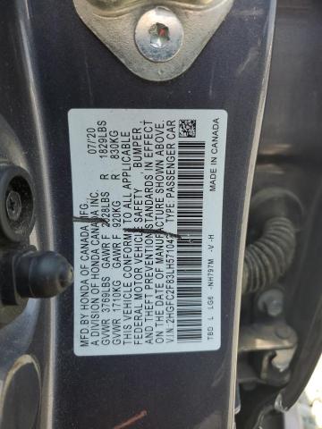 2020 HONDA CIVIC SPOR - 2HGFC2F83LH571042