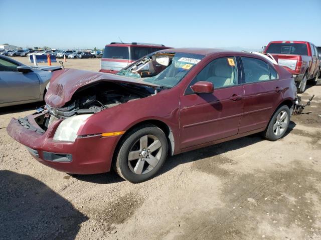 FORD FUSION SE 2007 maroon sedan 4d gas 3FAHP07137R125085 photo #1