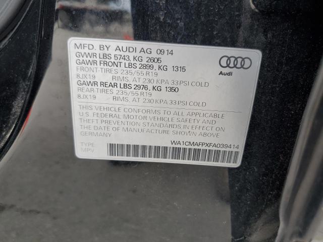 2015 AUDI Q5 TDI PRE WA1CMAFPXFA039414