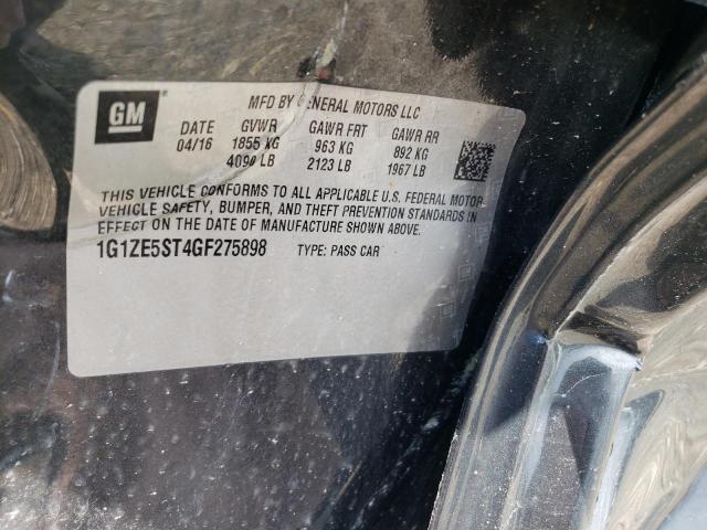 2016 CHEVROLET MALIBU LT 1G1ZE5ST4GF275898