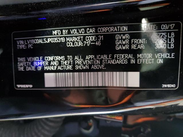 2018 VOLVO S90 T8 INS LVYBC0AL5JP035319