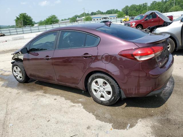 Vin: 3kpfl4a76he156602, lot: 59354145, kia forte lx 20172